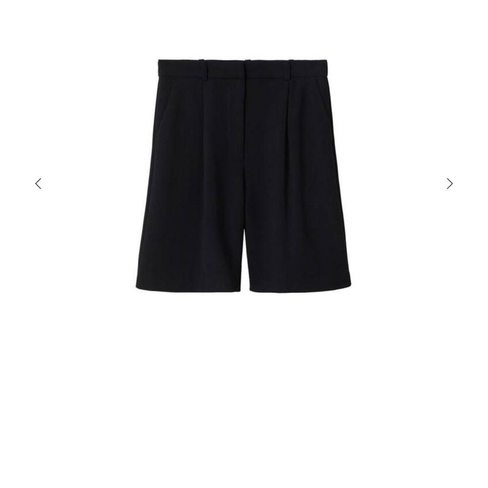 Mango Pleated Bermuda shorts